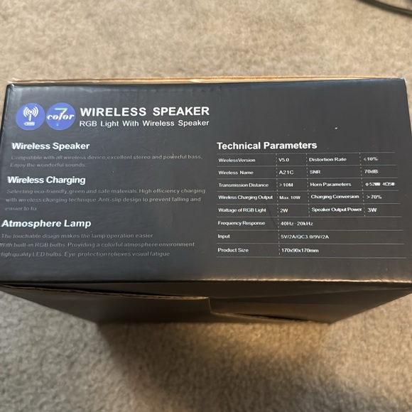 wireless speaker RGB light - Picture 2 of 2